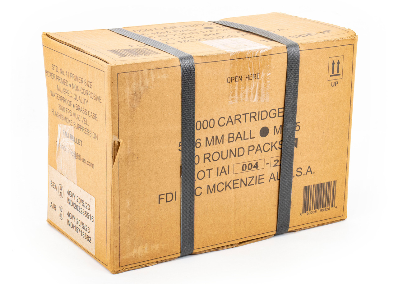 FDI M855 5.56 FMJ 62 GR Green Tip 200Rd Battle Pack