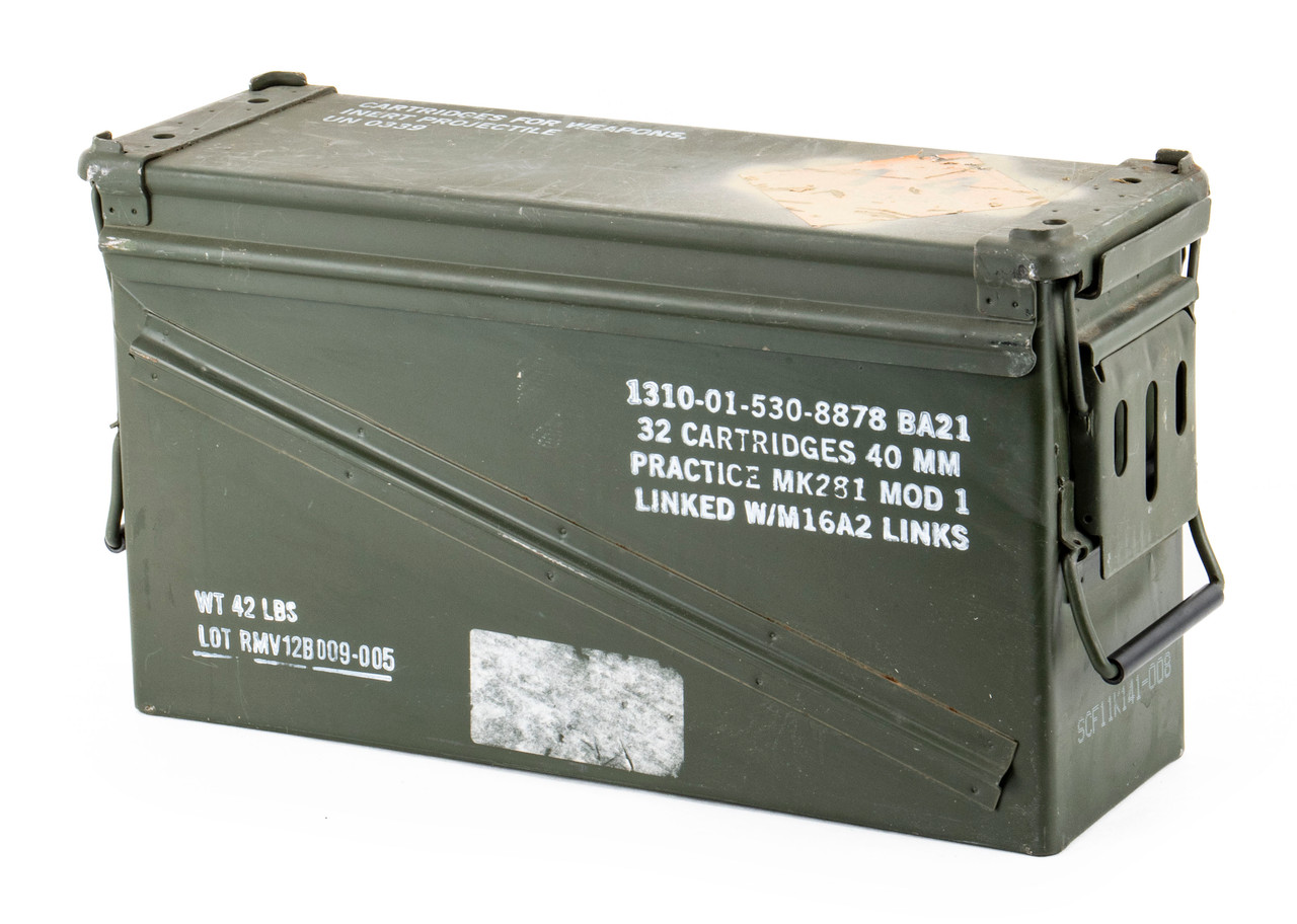 U.S. G.I. 40mm US Military Surplus Ammo Can