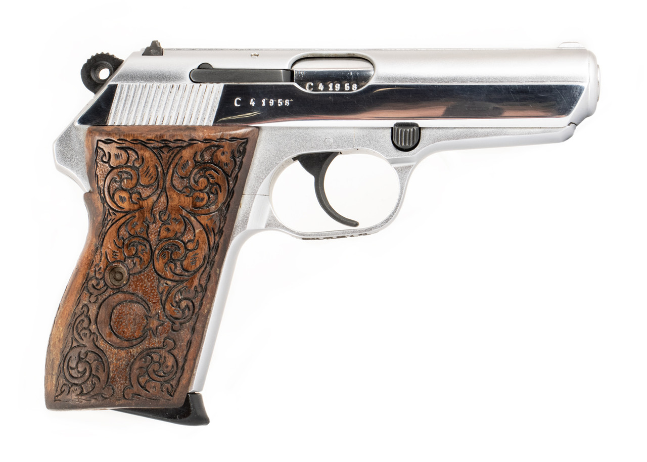 Ceska CZ 50 .32 ACP Chrome Pistol - Excellent Condition (C&R Eligible)