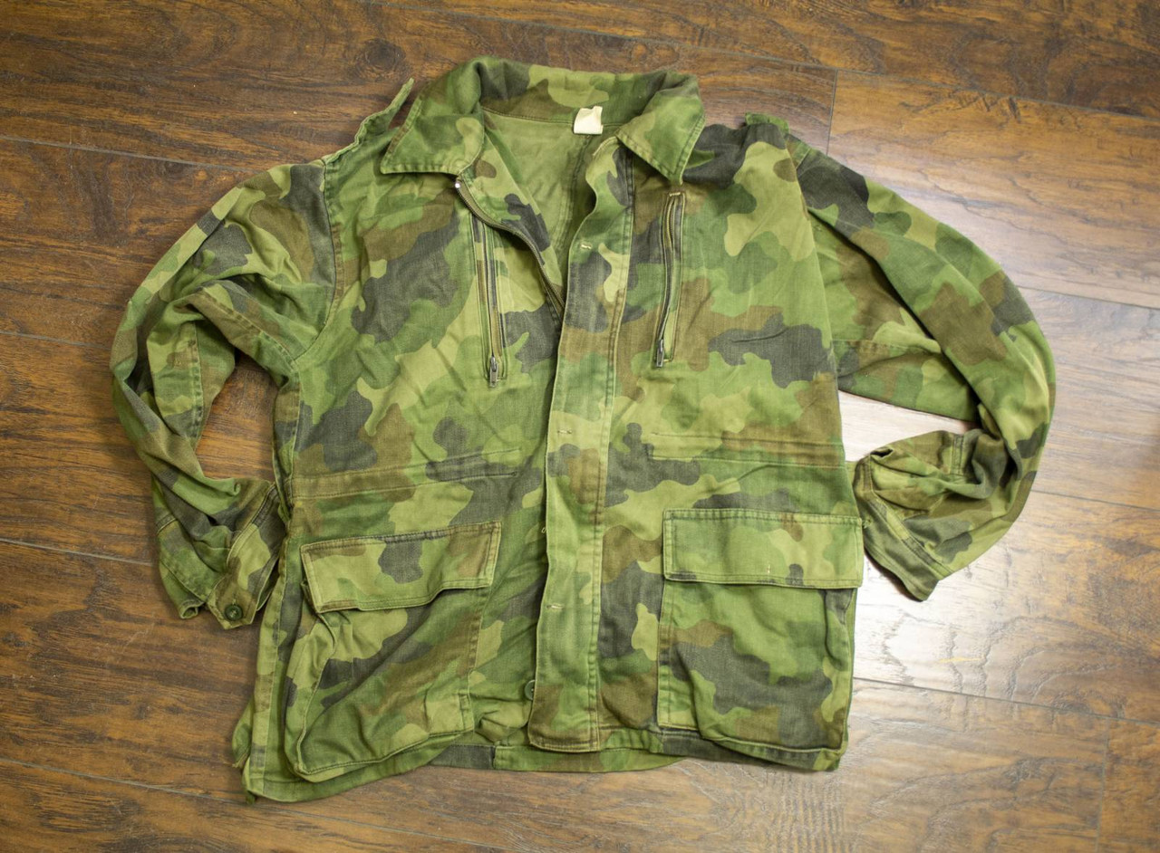 Serbian Camo Field Jacket - Used - Med. - Centerfire Systems