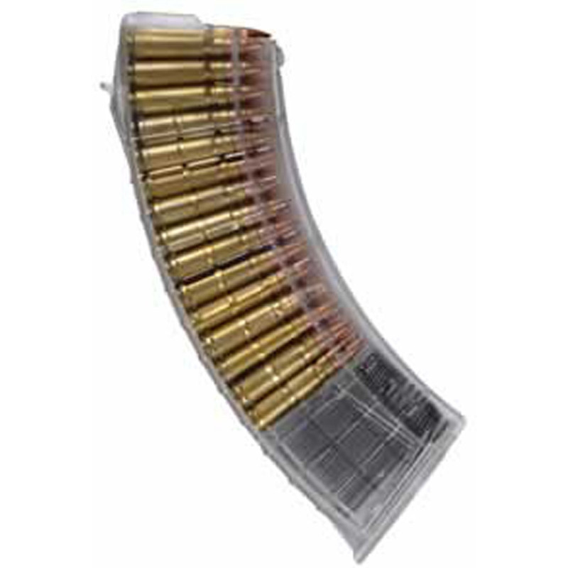 PROMAG AK-47 7.62X39MM 30RD CLEAR POLYMER MAGAZINE - Centerfire