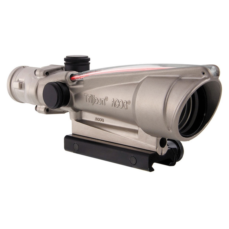 Trijicon 100204 3.5x35 ACOG NiB Nickel Boron Dual Illuminated Red