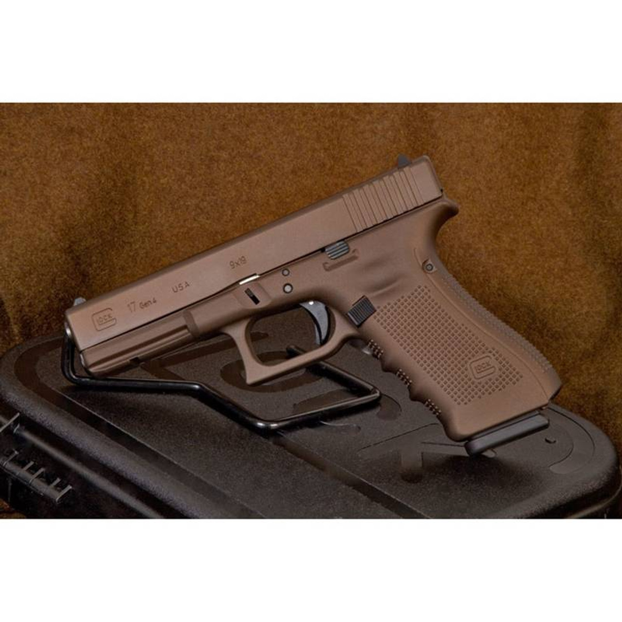 Glock G17 G4 9mm Luger in Midnight Bronze - 4.48 Barrel - Centerfire Systems
