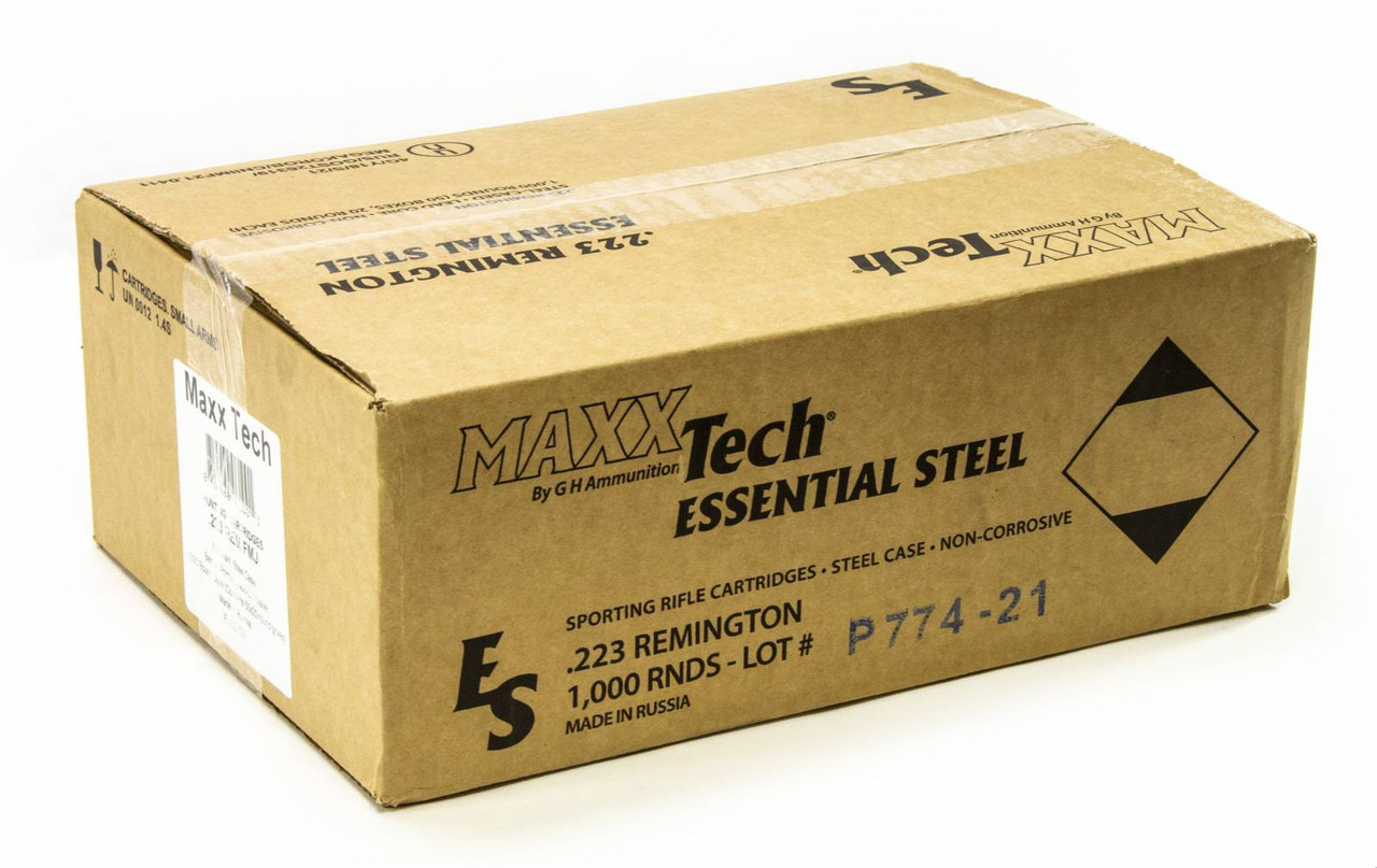 Maxx Tech Essential Steel .223 Rem 55gr Full Metal Jacket Russian