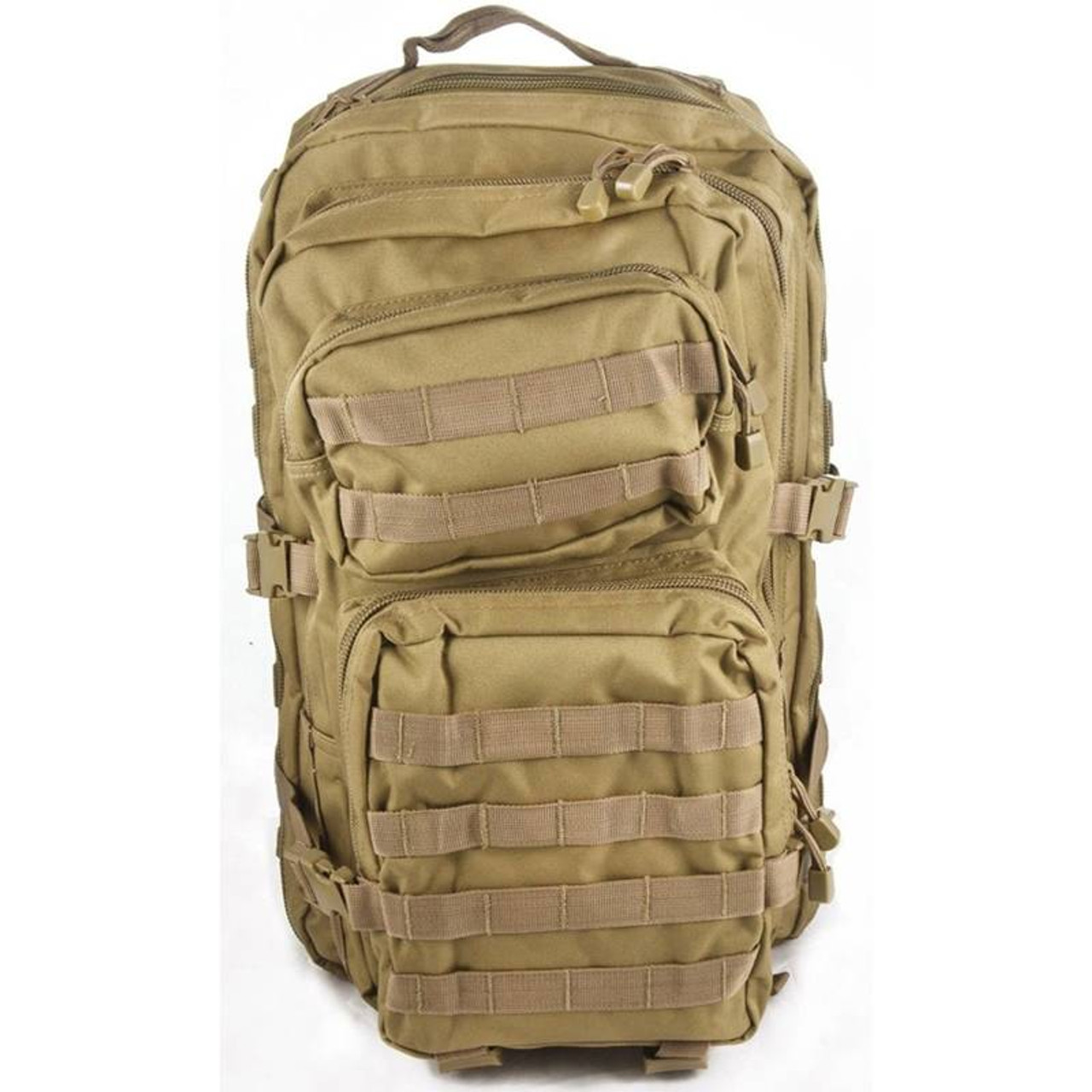 Mil-Tec Coyote Assault Tactical Backpack - Large - Centerfire Systems