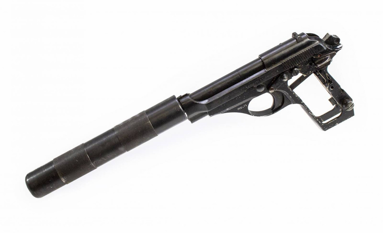 Beretta 71 22LR Pistol - 9.25 Barrel w/Faux Supressor - Good