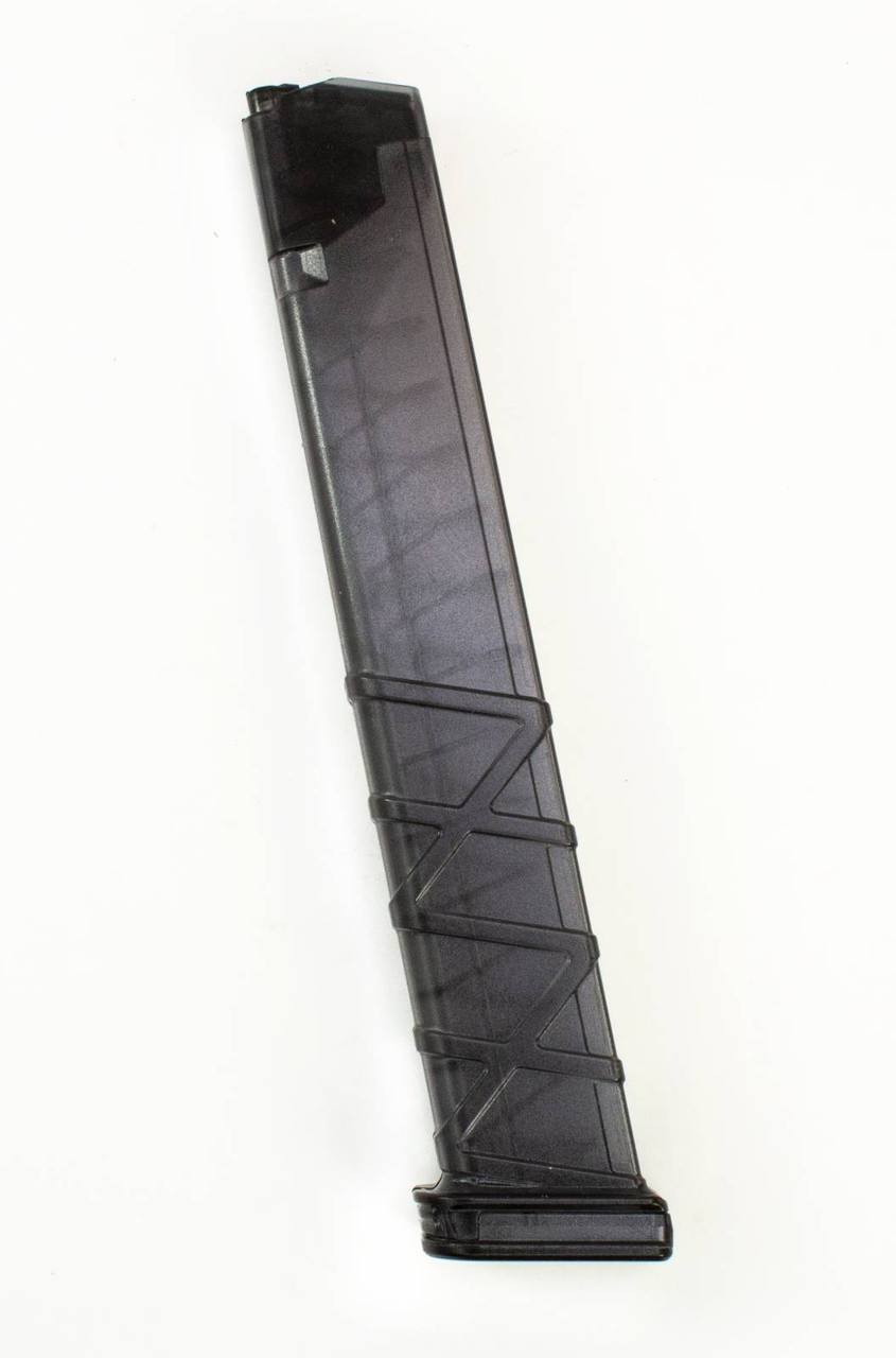 SDS 9mm 33rd Polycarbonate Mag - Fits Glock - Smoke - Centerfire