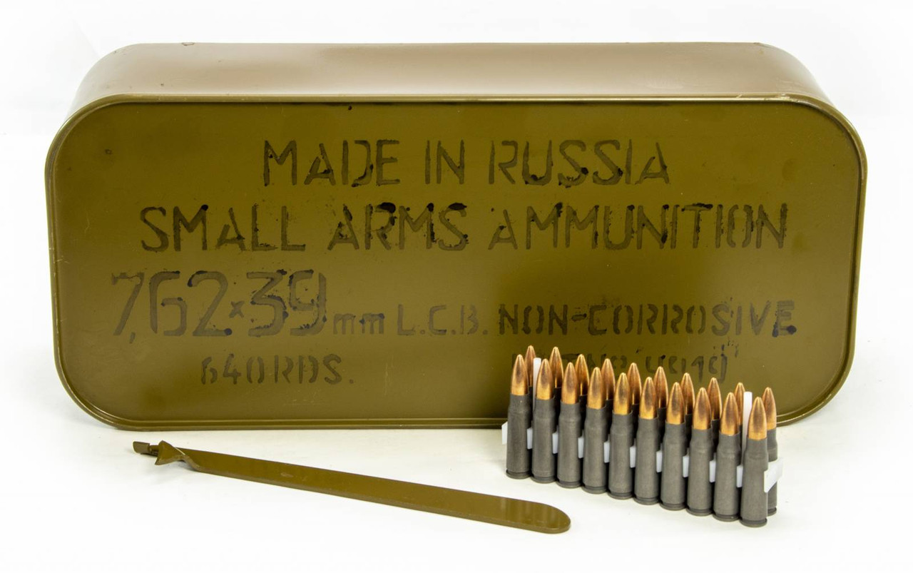 Tulammo 7.62x39mm 122 GR FMJ - 640rd Tin - Centerfire Systems