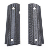 1911 Laminate Linen G10 Grip Set - Pewter Black