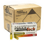 MaxxTech 9mm 115GR FMJ 500 RD Brass Case PTGB912