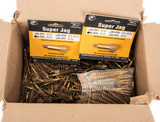 Twisted Brass Wire Brushes w/ Two Jags - 205 Pack