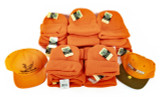 Orange Acrylic Hats 9554A - 28 Pack