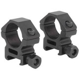 UTG RINGS 1 LOW PROFILE MATTE BLACK PICATINNY/WEAVER