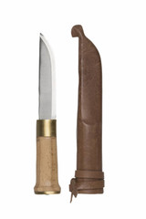 FINNISH REPRODUCTION 24 CM Knife w/Sheath, New