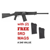 SDS Imports LYNX 12 Semi-automatic 12GA 19 Shotgun w/ Nickel Bolt & Carrier and (1) 5rd Mag, PLUS (2) Additional 5rd Saiga-style Mags for FREE