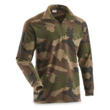 French CCE Camo Fleece Shirt with Zipper (Like New) - XXL