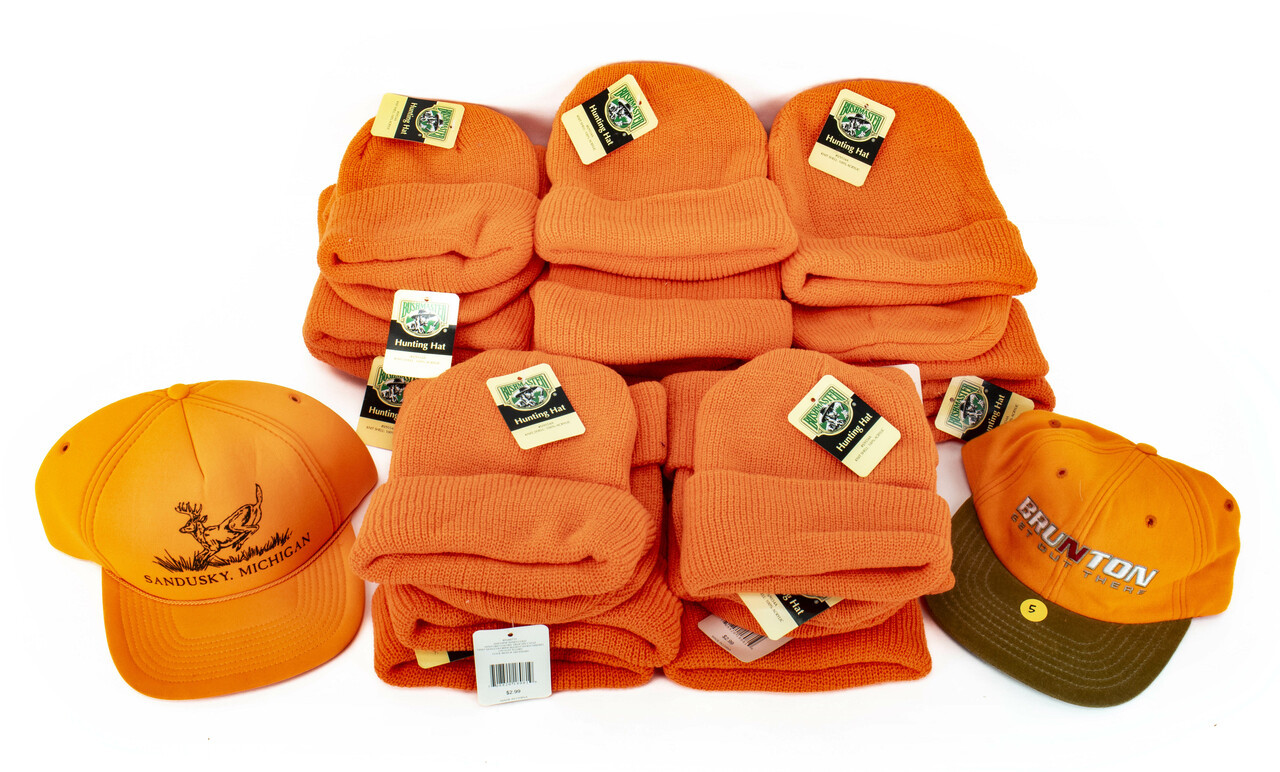 Orange Acrylic Hats 9554A 28 Pack Centerfire Systems
