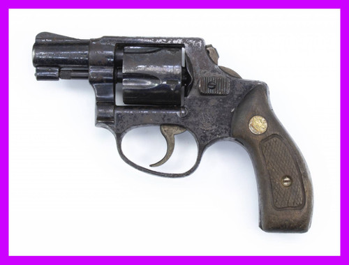 S&W 36, .38 SPECIAL 2 BARREL FIXED SIGHTS ROUND BUTT BLUED6888