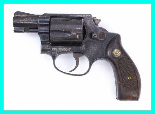 S&W 36 38 SPECIAL 2 BARREL FIXED SIGHTS ROUND BUTT BLUED8723