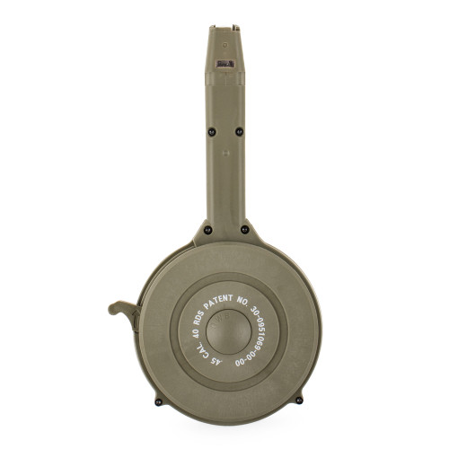 RWB .45 ACP 40rd Drum for Glock Double-Stack Pistols - OD GREEN