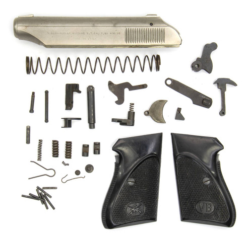 Bernardelli Model 60, 7.65mm/.32 cal. Parts kit - Chrome slide Good, condition Bernardelli Model 60, 7.65mm/.32 cal. Parts kit - Chrome slide Good, condition