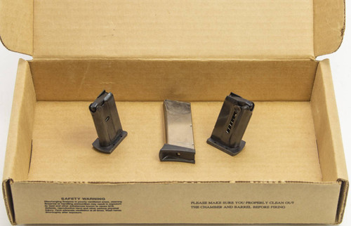 3 USED WALTHER SMALL CAL MAGS