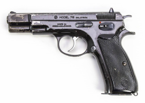 Ceska CZ75 9mm Caliber Black Pistol - Used Condition7946