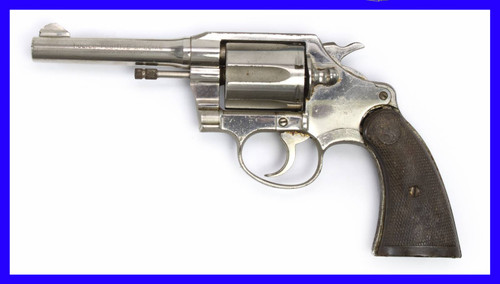 Colt Revolver C&R Police .32 Police 4 Barrel, Nickel