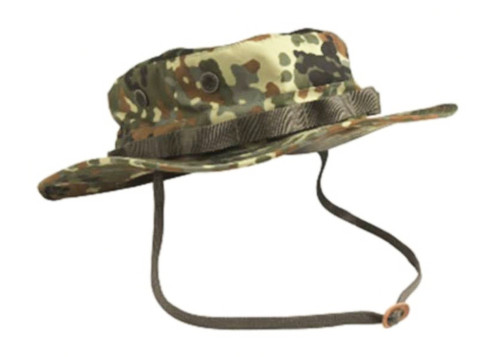 TEESAR® FLECKTARN CAMO TRILAM. BOONIE HAT NEW - MEDIUM