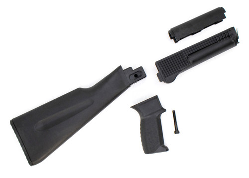 Riley Defense AK47 / AK74 Stock Set - 4 Piece Black, US Made