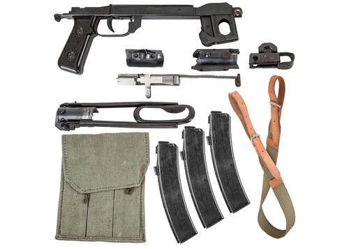 Original Polish PPS43 7.62x25mm Parts Kit with (3) 35rd Mags, 3-Cell Mag Pouch & PPS43 Sling