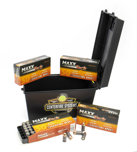 Maxxtech .45 Auto 230gr FMJ 200rd w/Ammo Can Maxxtech .45 Auto 230gr FMJ 200rd w/Ammo Can