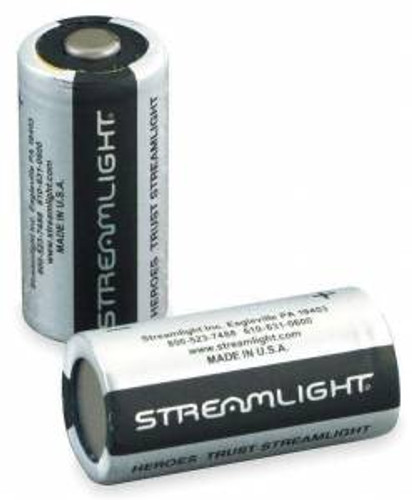 Streamlight 69223 Battery  3v Lithium CR2 750 mAh 2 Pack