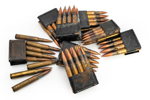 16 BOXES of Czech 7.62x25 FMJ 86GR Ammo - 40rds on 8rd CZ-24/26