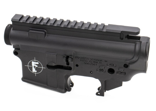 FosTecH Tech-15 Combo Stripped Lower and Upper Receiver Match Set (Black)