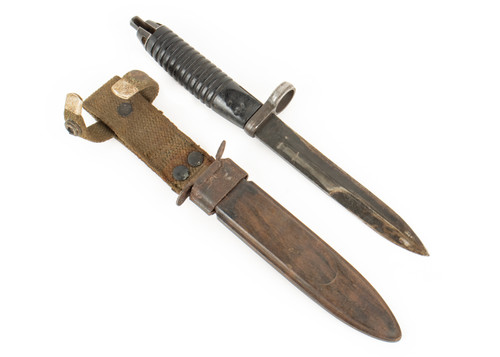 G3 Bayonet w/Scabbard, 12 Groove - Fair - B Grade