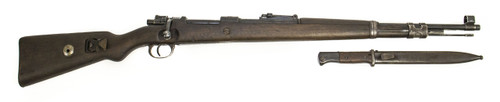 German Kar98k M937B 8mm WWII (Portuguese Contract) Mauser - Matching Bayonet and Serial Number F4220