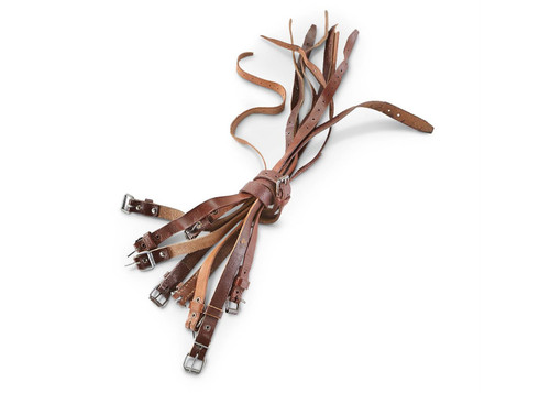 German Police 60cm Leather Pack Strap - Used (Sold Individually)