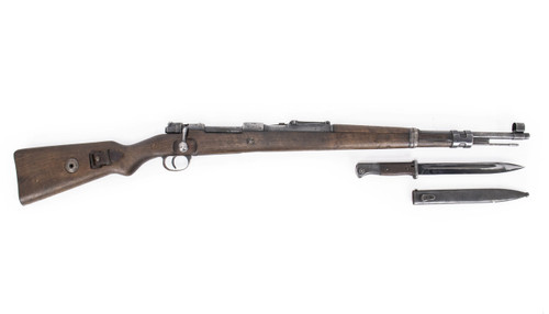 German Kar98k M937B 8mm WWII (Portuguese Contract) Mauser - Matching Bayonet and Serial Number F1762