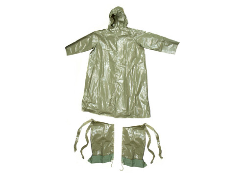 Vinyl Poncho w/Leg & Shoe Covers - Green - XXXLarge