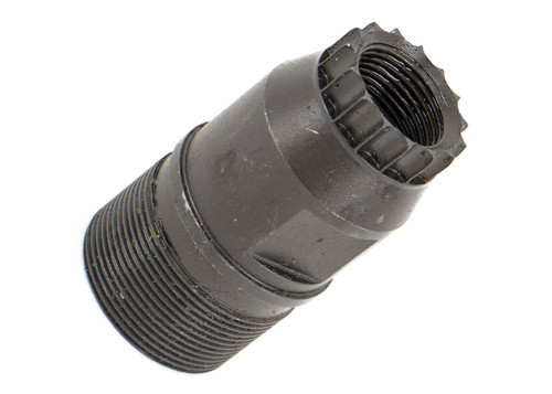 AK Muzzle Adapter M14x1 LH to 1/2x28 RH Thread Converter