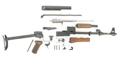 Polish Circle 11 KBK wz. 1960 Underfolder Stock Milled AK Parts Kit with Original Barrel & Non-Matching Numbers #20881