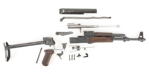 Polish Circle 11 KBK wz. 1961 Underfolder Stock Milled AK Parts Kit with Original Barrel & Matching Numbers #18656