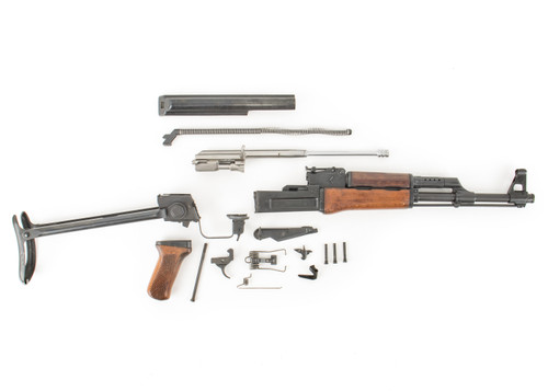 Polish Circle 11 KBK wz. 1960 Underfolder Stock Milled AK Parts Kit with Original Barrel & Matching Numbers #10726