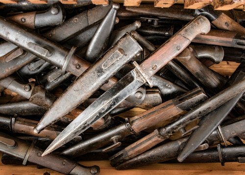 M948 Bayonet Grab Bag with Scabbard - Surprise Condition