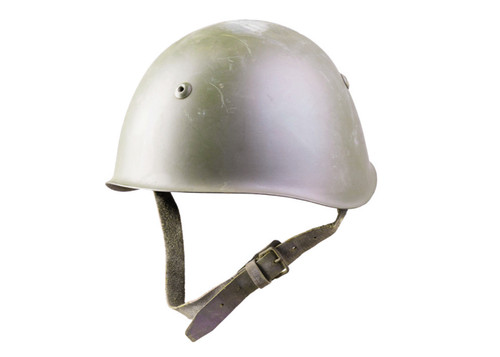 Italian M33 Steel Helmet - OD - Surplus