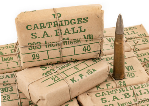 Indian .303 British MK VII Ball 10rd Paper Packet - 200 Round Battle Pack