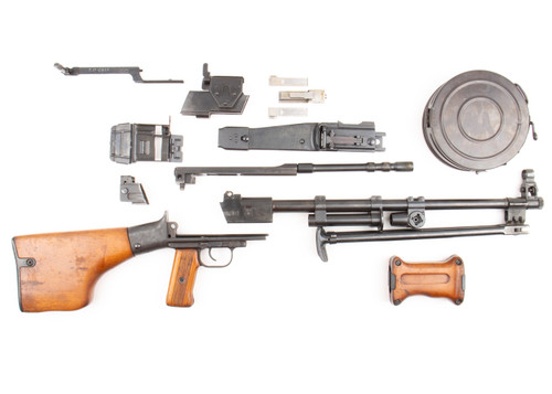 Polish RPD 7.62x39 LMG Parts Kit with Original Intact barrel and 100rd Drum- Circle 11