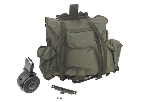 AR-15 Tactical Bundle / RWB Drum Mag / Assault Pack / Rail