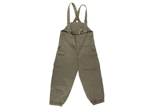 AUSTRIAN OD WINTER PANTS W/SUSPENDERS LIKE NEW, LARGE SIZE